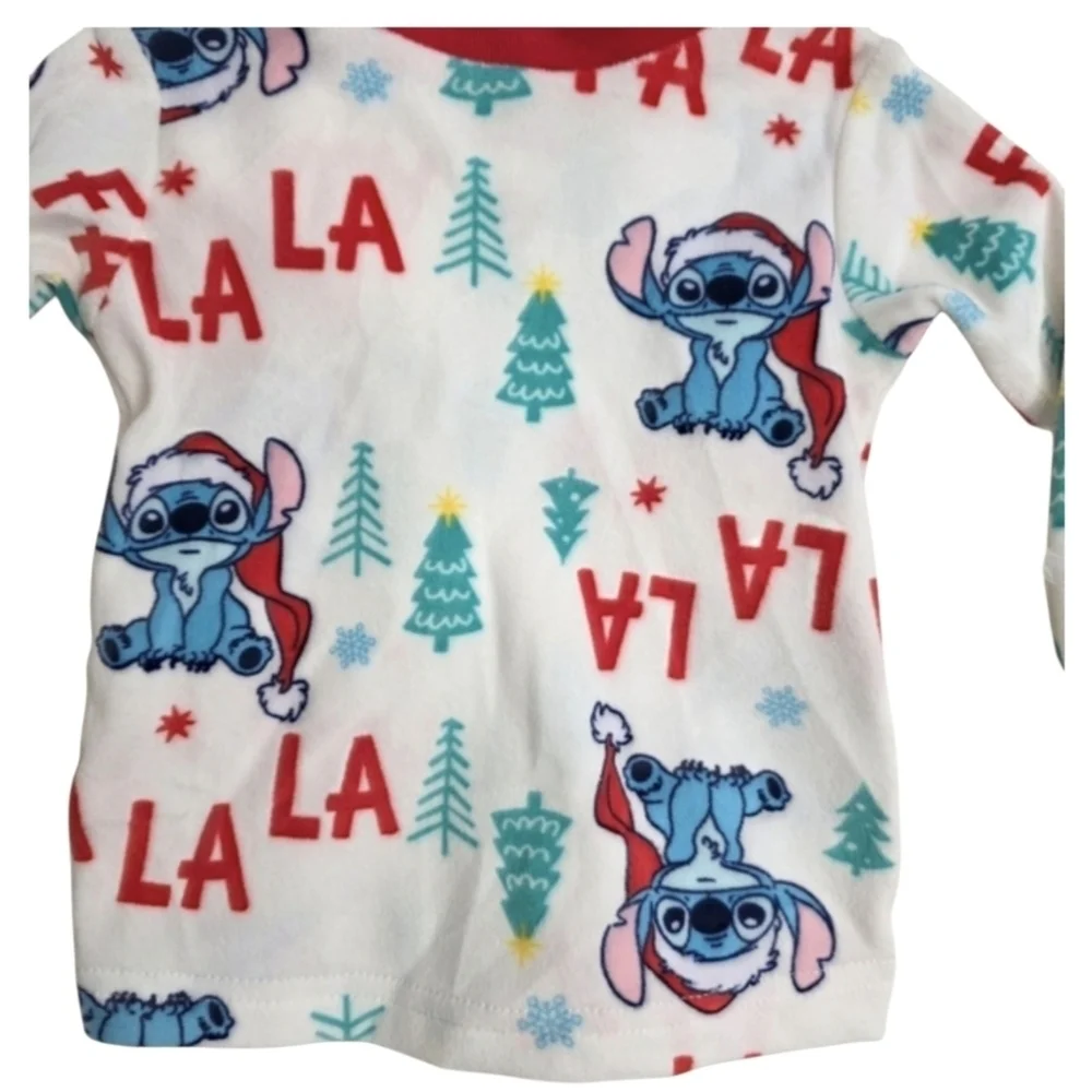 Disney Lilo & Stitch Christmas Holiday Pajama Top - Size 12M - NWT